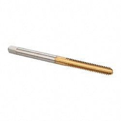 #6-32 UNC High Speed Steel Standard Tap, TiN - Cleveland C55200