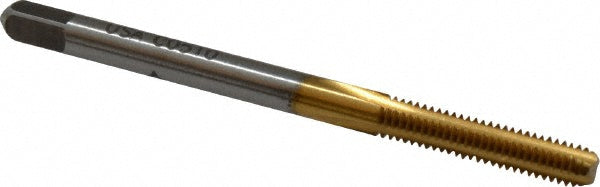 #6-40 UNF High Speed Steel Standard Tap, TiN - Cleveland C55202