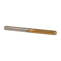 #8-32 UNC High Speed Steel Standard Tap, TiN - Cleveland C55204
