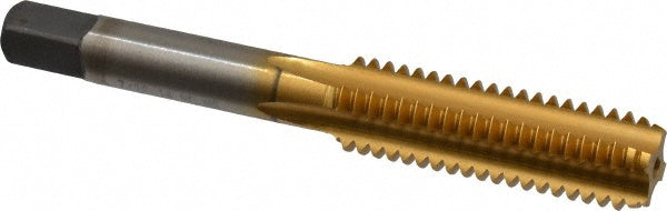 7/16-14 UNC High Speed Steel Standard Tap, TiN - Cleveland C55228