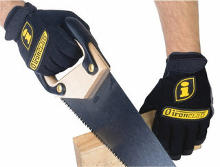 Small Black Leather Cut-Resistant Gloves - ironCLAD GUG-02-S