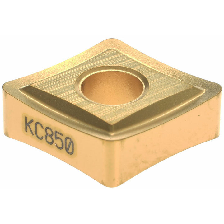 C - Diamond (Rhombic) 80-Deg 1/2" IC Carbide Insert, Grade KC850, TiC - Kennametal 1161284