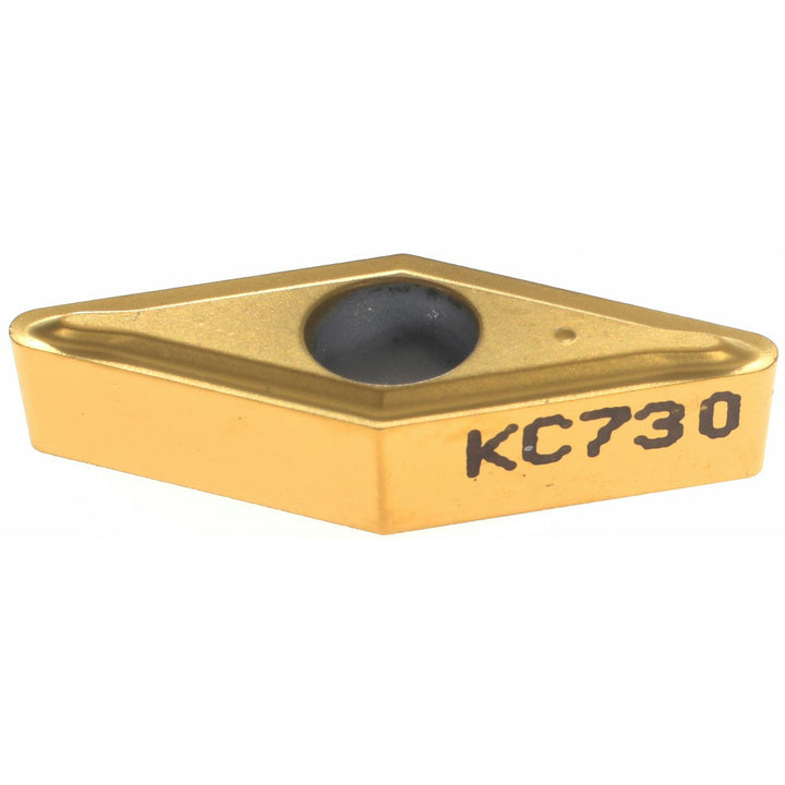 V - Diamond (Rhombic) 35-Deg 1/4" IC Carbide Insert, Grade KC730, TiN - Kennametal 1161972