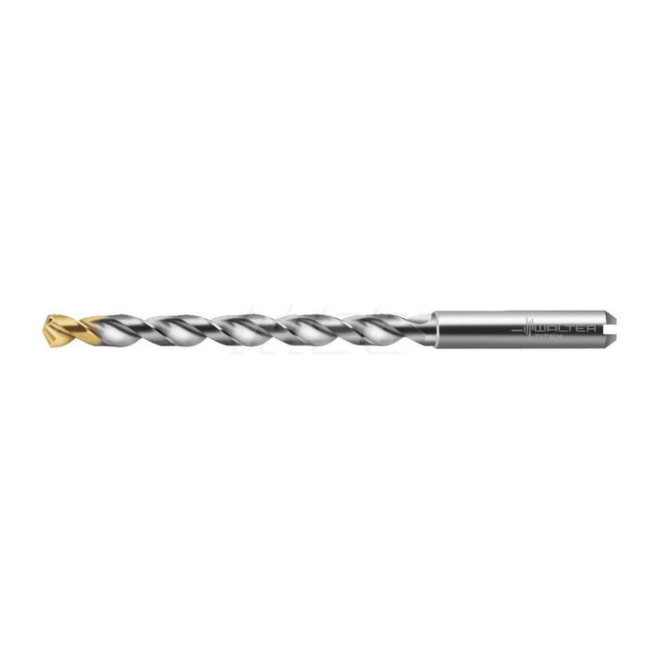 0.2165" Solid Carbide Drill Bit, TiN, 130° point - Walter-Titex 5064177