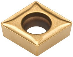 C - Diamond (Rhombic) 80-Deg 1/4" IC Cermet Insert, Grade KT315, TiN - Kennametal 1198187