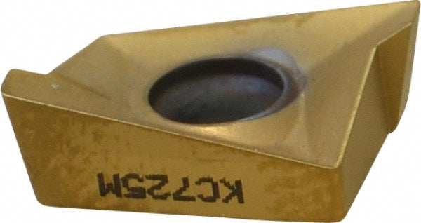 ANGT1606PPERLG Solid Carbide Insert, Grade KC725M, TiN - Kennametal 1156141
