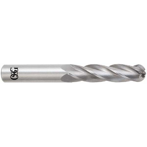 1" 4-Flute Solid Carbide Ball End Mill, TiAlN - OSG 464-1000-BN11