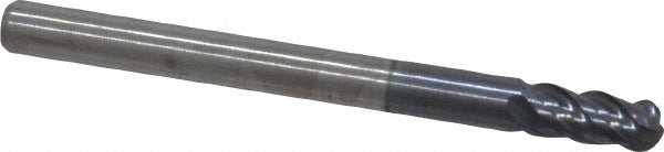 1/8in" 4-Flute Solid Carbide Ball End Mill, AlTiN - ProMax 157-00824