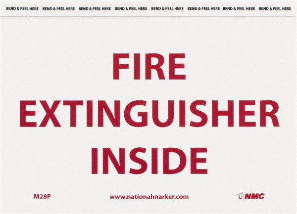 Fire Extinguisher Inside Sign - AccuformNMC M28P