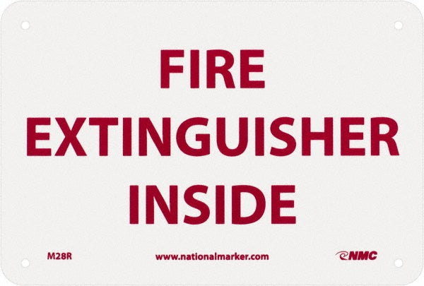 Fire Extinguisher Inside Sign - AccuformNMC M28R
