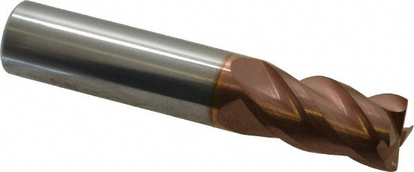3/8" 4-Flute Solid Carbide Square End Mill, TiCN - ProMax 111-02422