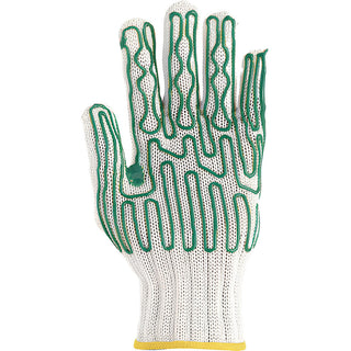 X-Large White Fiber; Stainless Steel Cut & Abrasion-Resistant Gloves - Whizard 133803-MS
