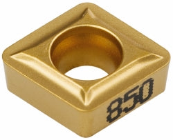 C - Diamond (Rhombic) 80-Deg 1/4" IC Carbide Insert, Grade KC850, TiC - Kennametal 1162358