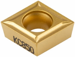 C - Diamond (Rhombic) 80-Deg 3/8" IC Carbide Insert, Grade KC850, TiC - Kennametal 1162359