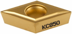 D - Diamond (Rhombic) 55-Deg 3/8" IC Carbide Insert, Grade KC850, TiC - Kennametal 1162375