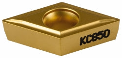 D - Diamond (Rhombic) 55-Deg 3/8" IC Carbide Insert, Grade KC850, TiC - Kennametal 1162376