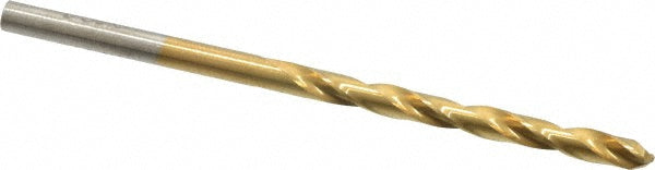 9/64" High Speed Steel Drill Bit, TiN, 135° point - Chicago-Latrobe 41609