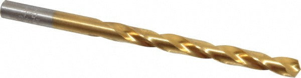 1/4" High Speed Steel Drill Bit, TiN, 135° point - Chicago-Latrobe 41616