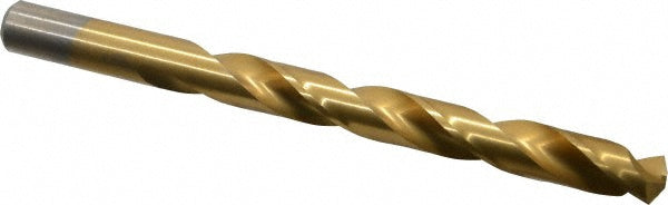 15/32" High Speed Steel Drill Bit, TiN, 135° point - Chicago-Latrobe 41630