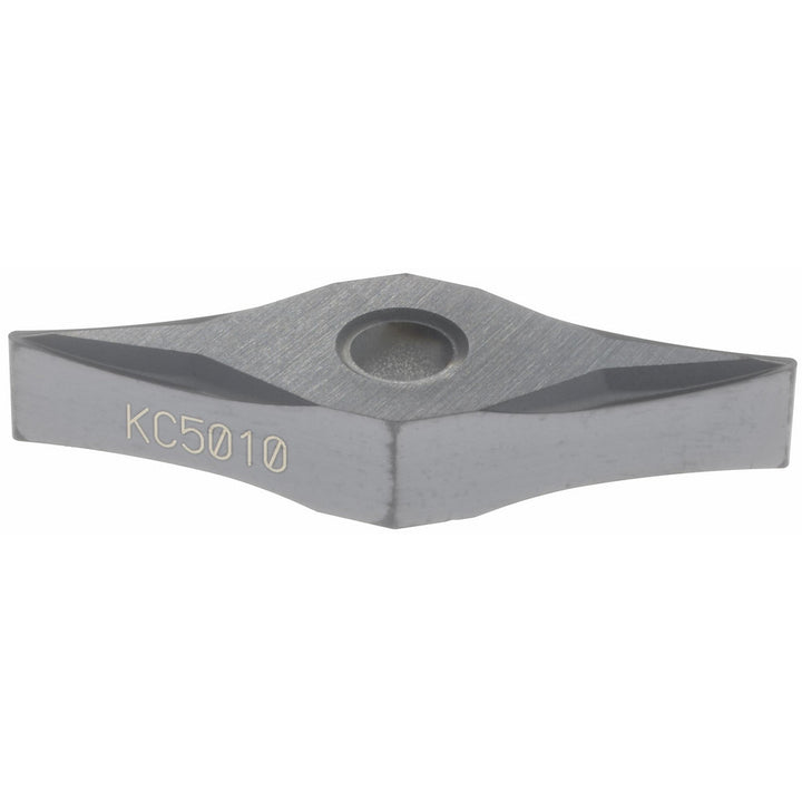 V - Diamond (Rhombic) 35-Deg 3/8" IC Carbide Insert, Grade KC5010, TiAlN - Kennametal 1310883