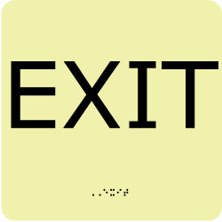 Exit Sign - AccuformNMC GADA101BK