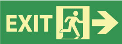 Exit Sign - AccuformNMC GL308R