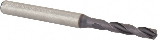0.1614" Solid Carbide Drill Bit, TiAlN, 140° point - Kennametal 2425113