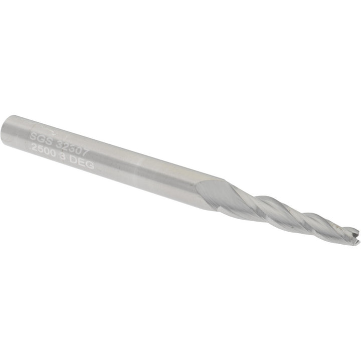 0.1250" 3-Flute Solid Carbide Tapered End Mill - SGS 32307
