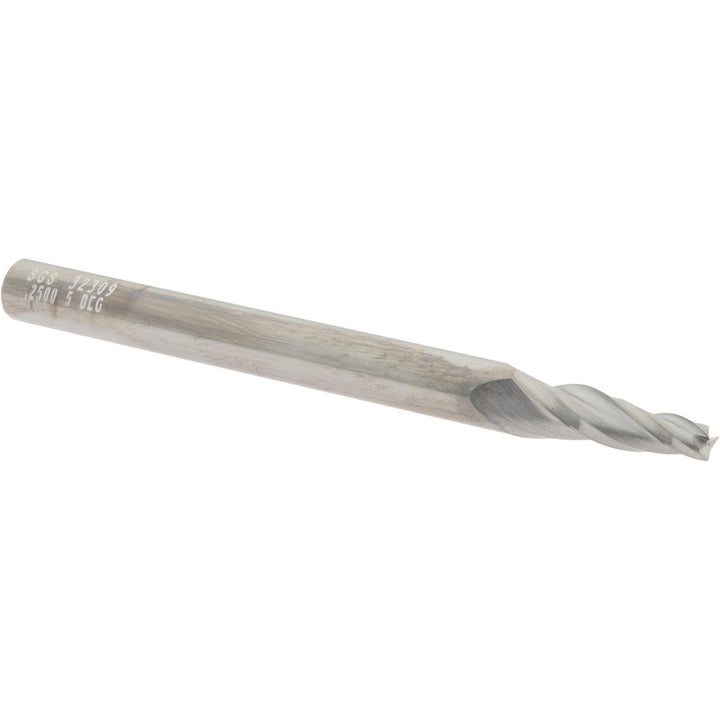 0.1250" 3-Flute Solid Carbide Tapered End Mill - SGS 32309