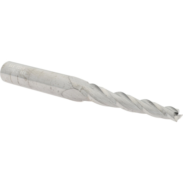0.1880" 3-Flute Solid Carbide Tapered End Mill - SGS 32319