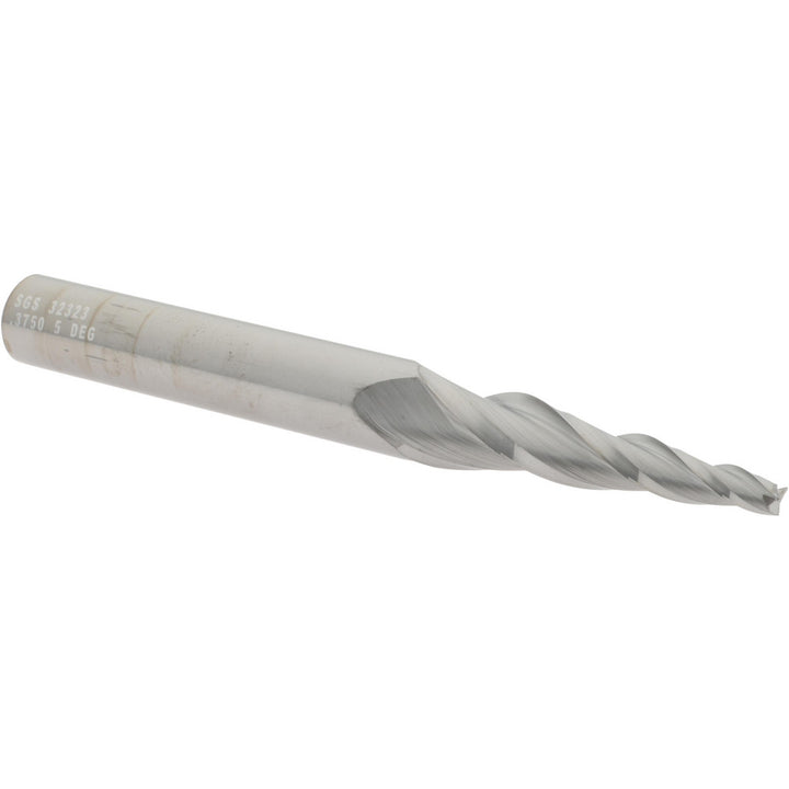 0.1250" 3-Flute Solid Carbide Tapered End Mill - SGS 32323