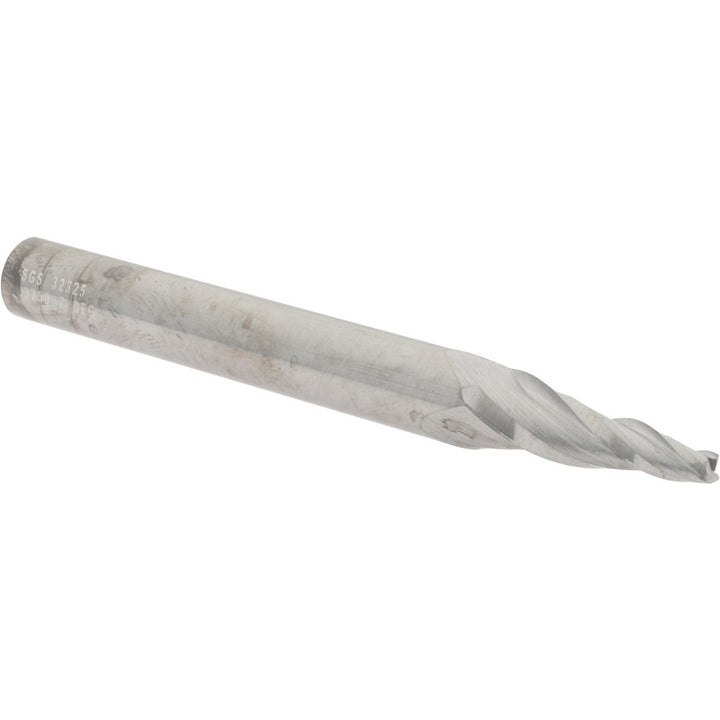 0.1250" 3-Flute Solid Carbide Tapered End Mill - SGS 32325