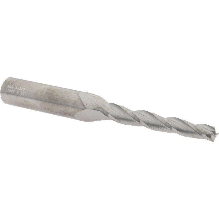 0.2500" 3-Flute Solid Carbide Tapered End Mill - SGS 32329