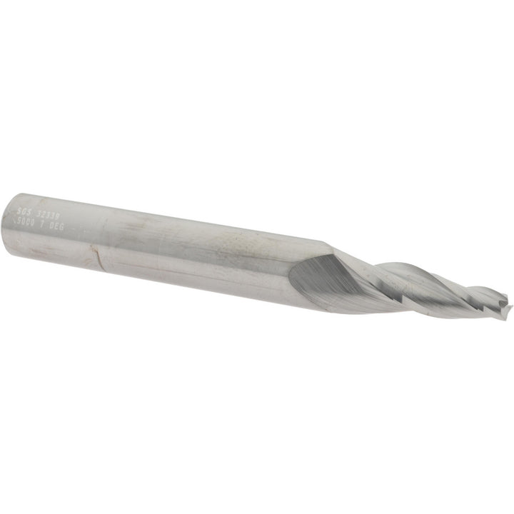0.1880" 3-Flute Solid Carbide Tapered End Mill - SGS 32339