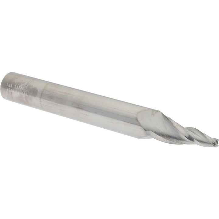 0.1250" 3-Flute Solid Carbide Tapered End Mill - SGS 32341