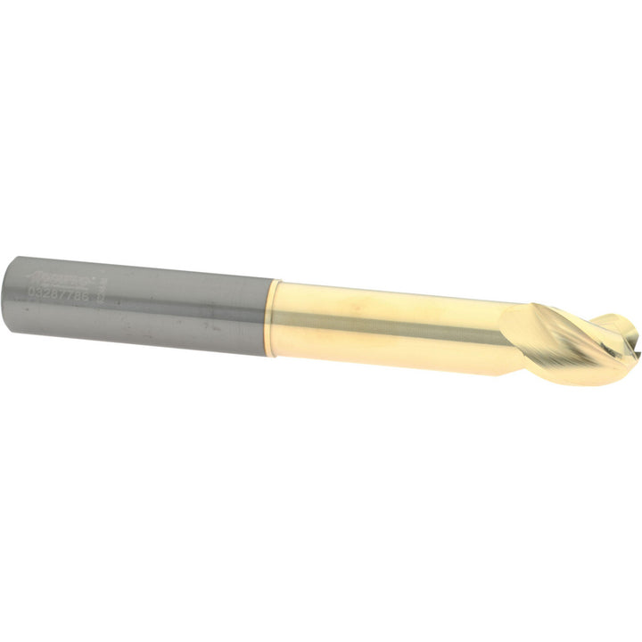 3/4" 3-Flute Solid Carbide Ball End Mill, ZrN - Accupro 315951