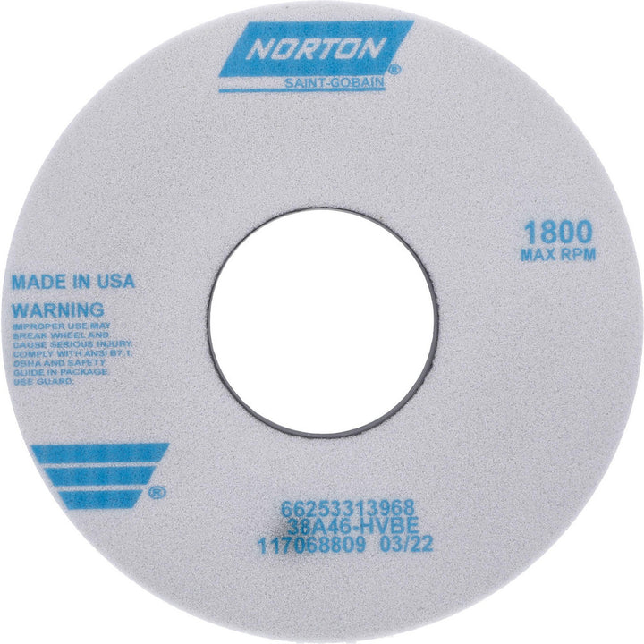 14 x 1-1/2" 46-Grit Aluminum Oxide Grinding & Cutoff Wheel - Norton 66253313968