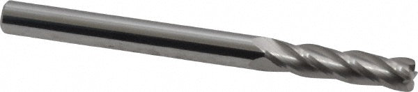 1/8" 4-Flute Solid Carbide Corner Radius End Mill - SGS 38003