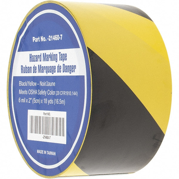 Black; Yellow Safety Tape - Value Collection -21460-7