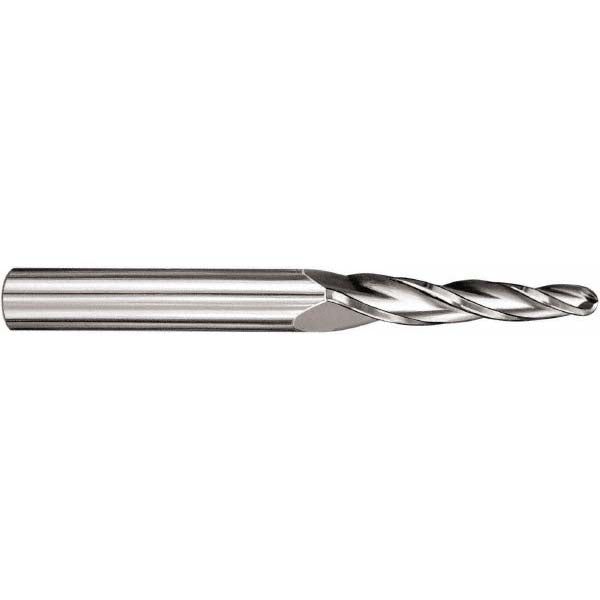 3-Flute Solid Carbide Tapered End Mill, AlTiN - SGS 32475