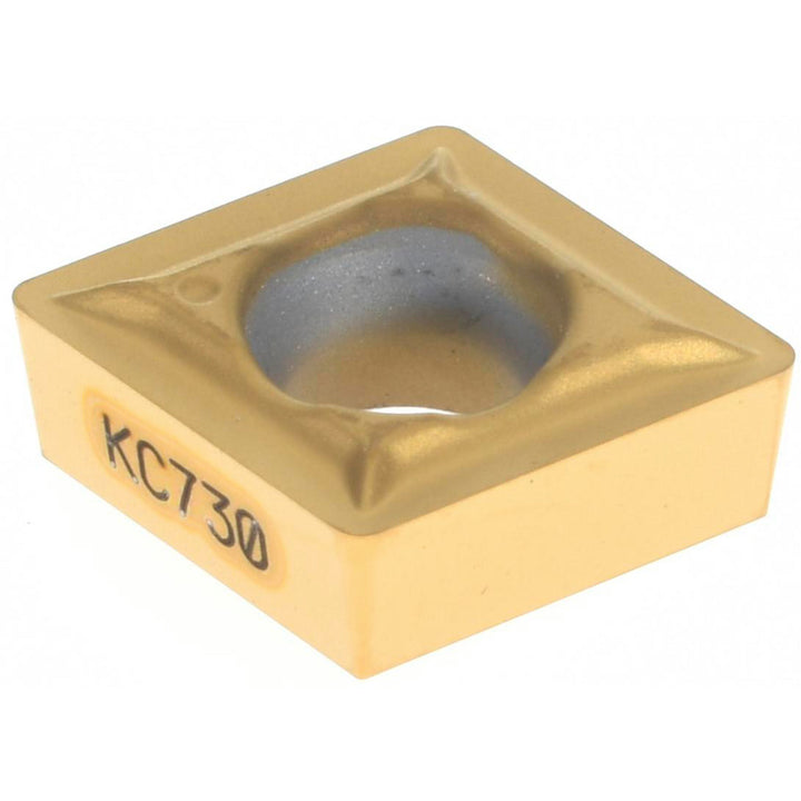 C - Diamond (Rhombic) 80-Deg 1/4" IC Carbide Insert, Grade KC730, TiN - Kennametal 1161883