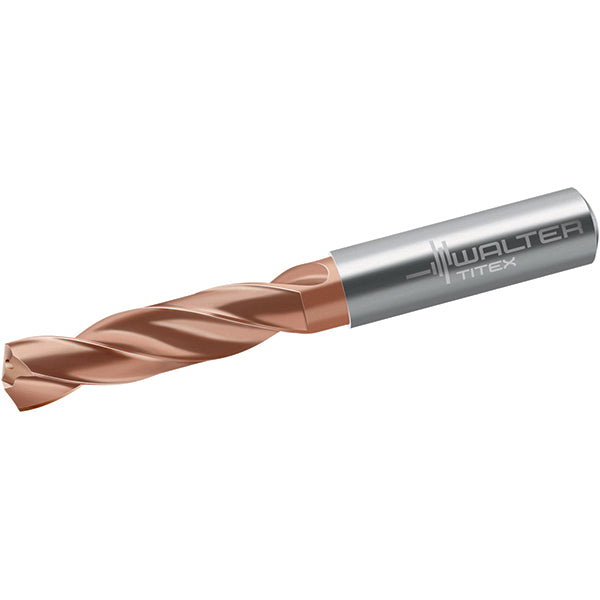 0.1693" Solid Carbide Screw Machine Drill Bit, Coated, 140° point - Walter-Titex 7378096