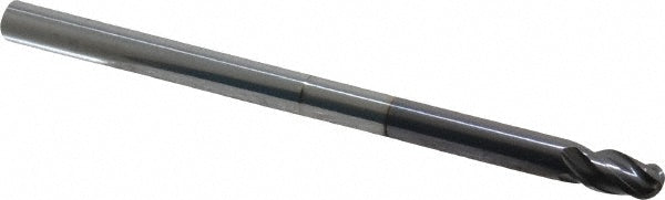 1/4" 4-Flute Solid Carbide Ball End Mill, AlTiN - Seco 17002931