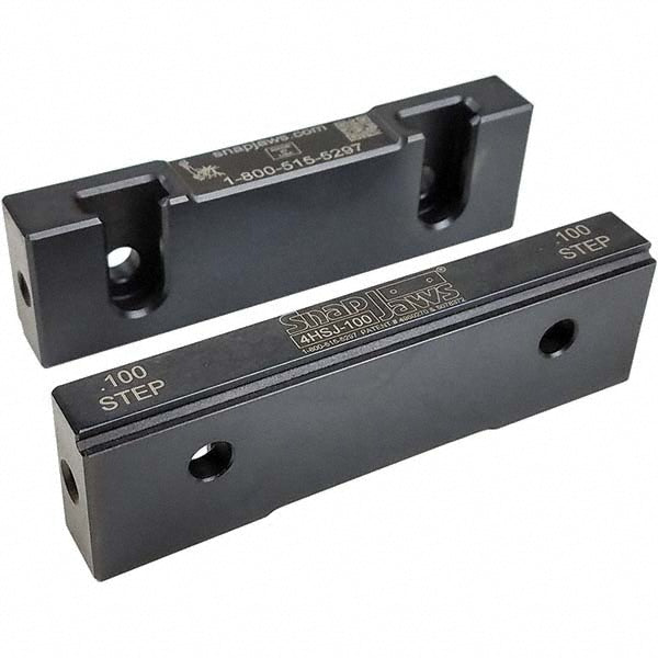 4.0000" Jaw Steel Vise Jaws - Snap Jaws 4HSJ-100