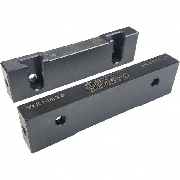6.0000" Jaw Steel Vise Jaws - Snap Jaws 6MSJ-150