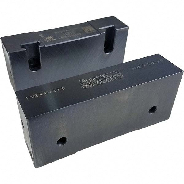 6.0000" Jaw Steel Vise Jaws - Snap Jaws 6MSJ-500
