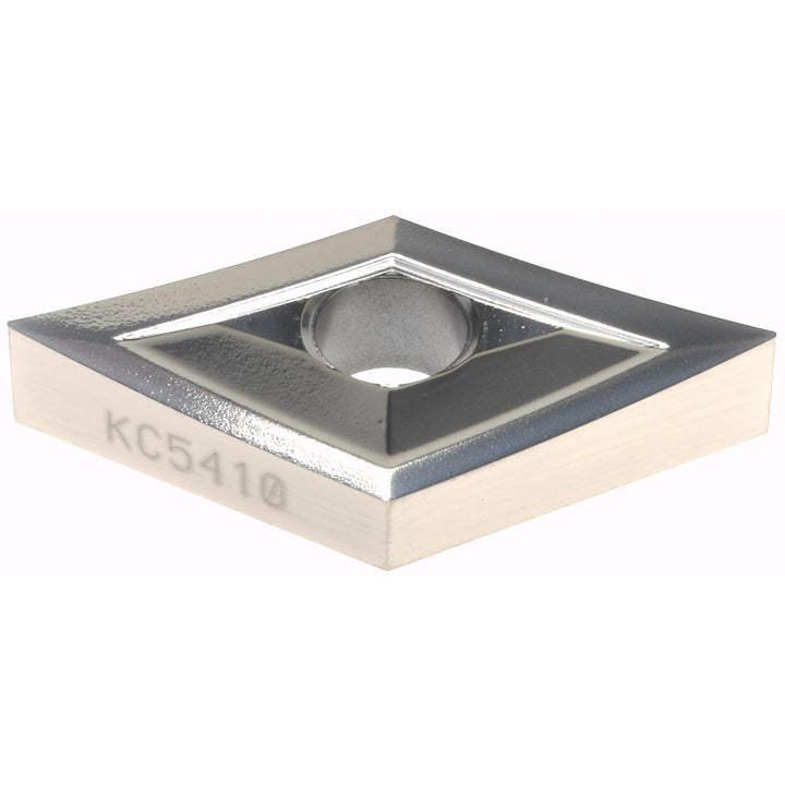 D - Diamond (Rhombic) 55-Deg 1/2" IC Carbide Insert, Grade KC5410, TiB2 - Kennametal 1560717
