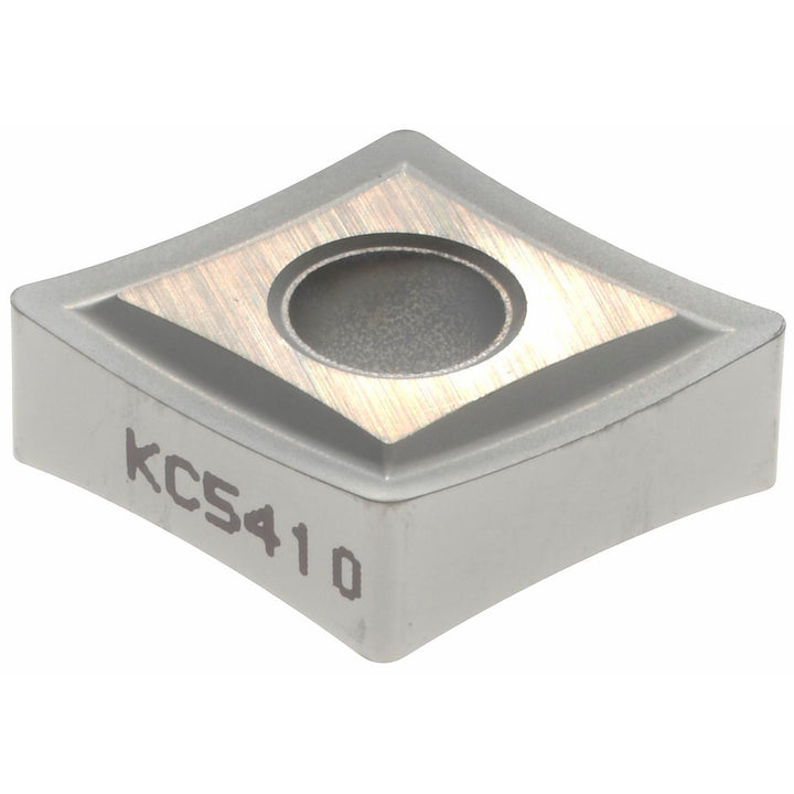 C - Diamond (Rhombic) 80-Deg 1/2" IC Carbide Insert, Grade KC5410, TiB2 - Kennametal 1560795