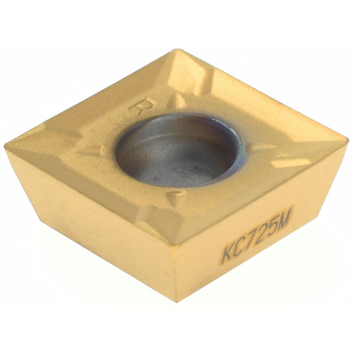SDCT120404PDERLD2 Solid Carbide Insert, Grade KC725M, TiN - Kennametal 2383555