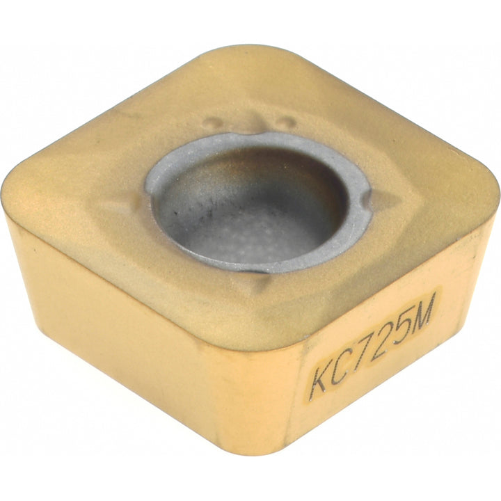 SPCT10T320ENLD2 Solid Carbide Insert, Grade KC725M, TiN - Kennametal 2383590